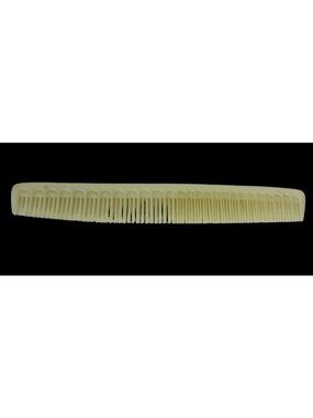 Vintage Tupperware 6.75" Pocket Styling Comb Hair 64-10 Tupper V Beige Cream